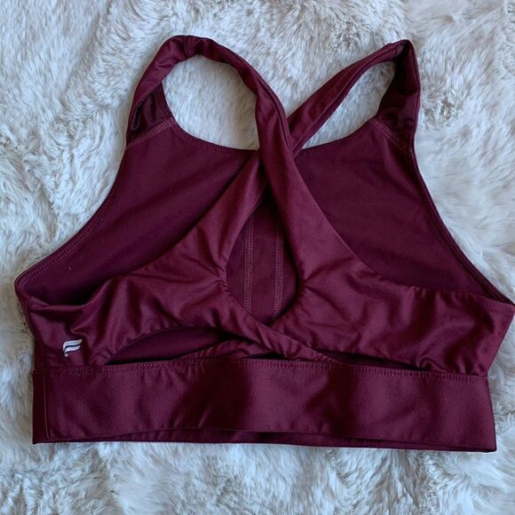 Fabletics Burgundy Sports Bra size medium‎ - Picture 1 of 4
